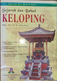 Image of Sejarah Dan Babad Keloping